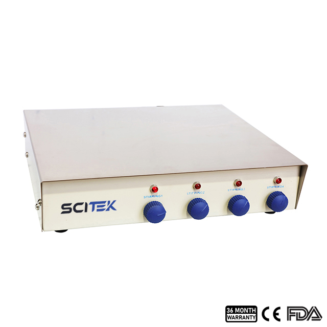 Multi-position Magnetic Stirrer, 4 Stirring Positions