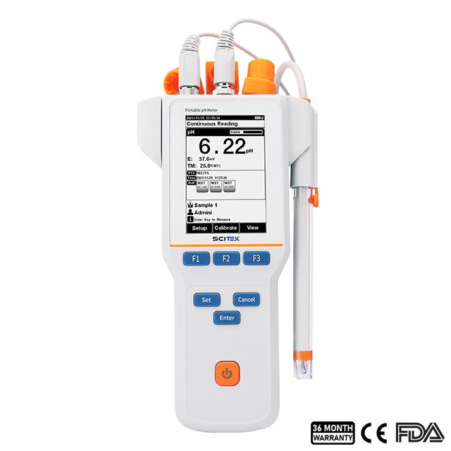 Portable pH Meter, 3 Points