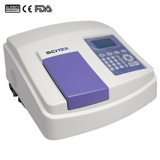 UV Vis Spectrophotometer With Automatic Cuvette - Scitek