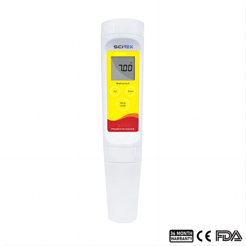 Pocket pH Tester 2 Points Calibration