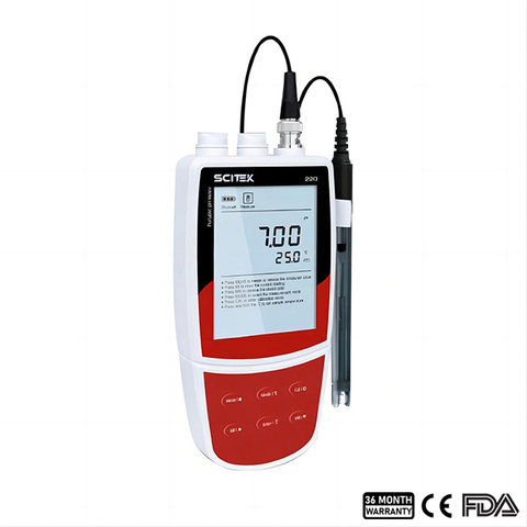Portable pH/ORP Meter, 3 Points
