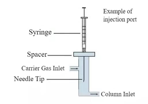 Example of injection port