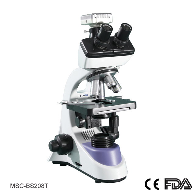 Biological Microscope, Trinocular Head