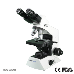 Biological Microscope, Compensation Free Binocular Head