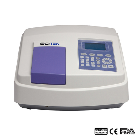 SP-UV759 Single Beam Spectrophotometer - UV Vis Spectrophotometer - Scitek