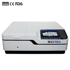 Double Beam UV VIS Spectrophotometer with Holographic Grating