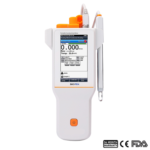 Portable Conductivity Meter, 3 Calibration Points