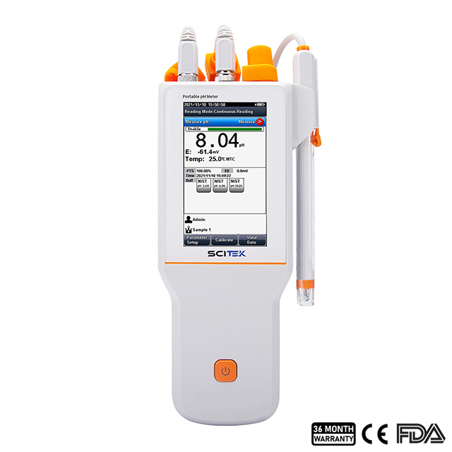 Portable pH Meter, 5 Points