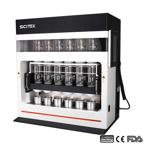 Automatic Soxhlet Extractor, Touchscreen