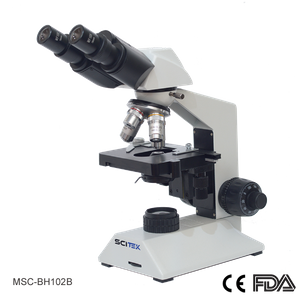 Biological Microscope with Double Layers Mechanical Stage