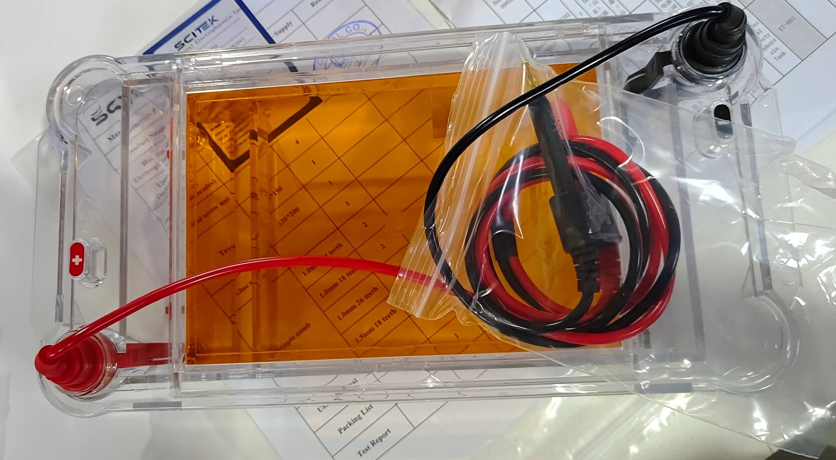 Horizontal Electrophoresis Tank