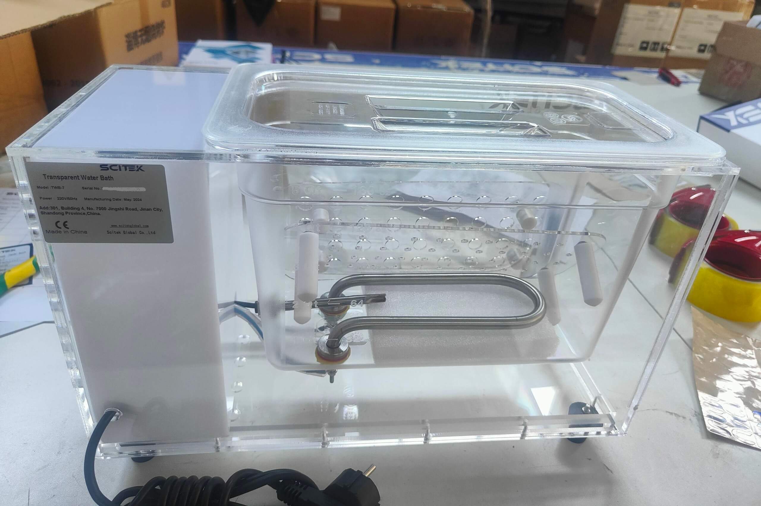 Transparent Water Bath