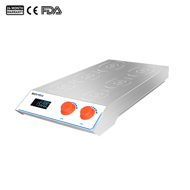 Multi-position Non-heated Magnetic Stirrer