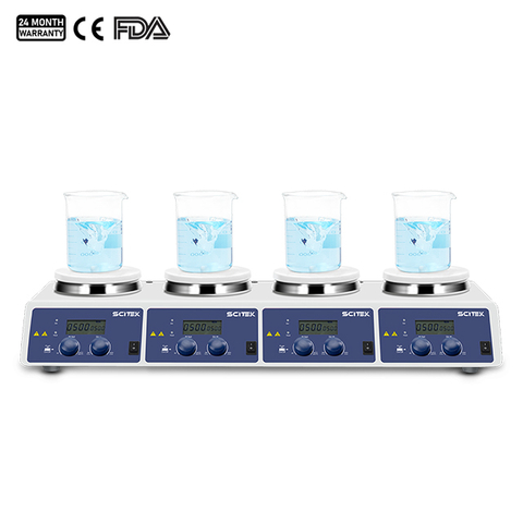 Multi-position Magnetic Stirrer, 4 Positions 