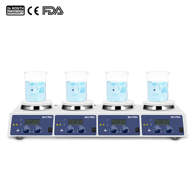 Multi-position Magnetic Stirrer, 4 Positions 
