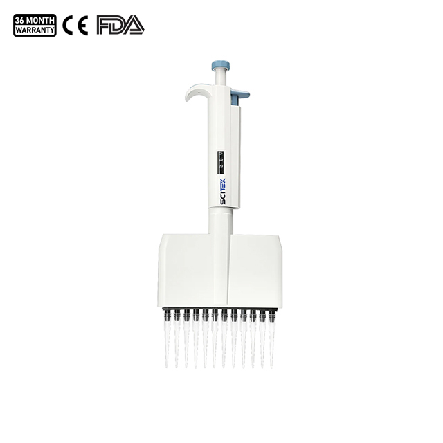 12 Multi-Channel Pipettors, Adjustable Volume