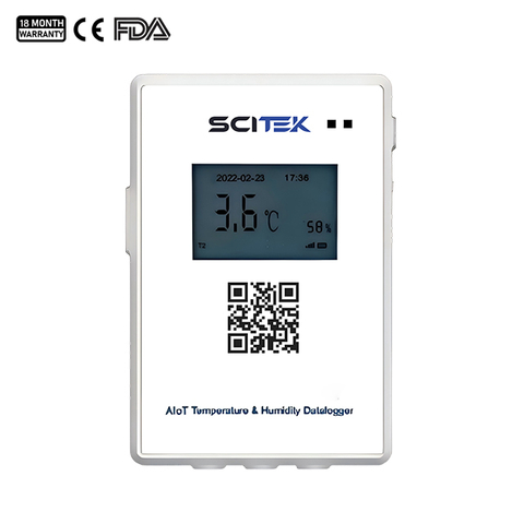Intelligent Temperature and Humidity Recorder, 15 Days