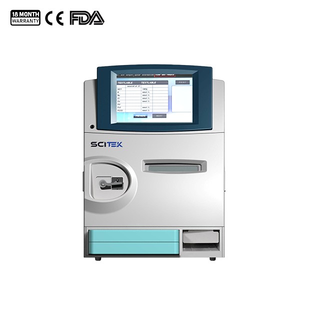 Blood Gas and Electrolyte Analyzer, Automatic Calibration