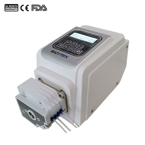 Flow Rate Peristaltic Pump, LCD Display