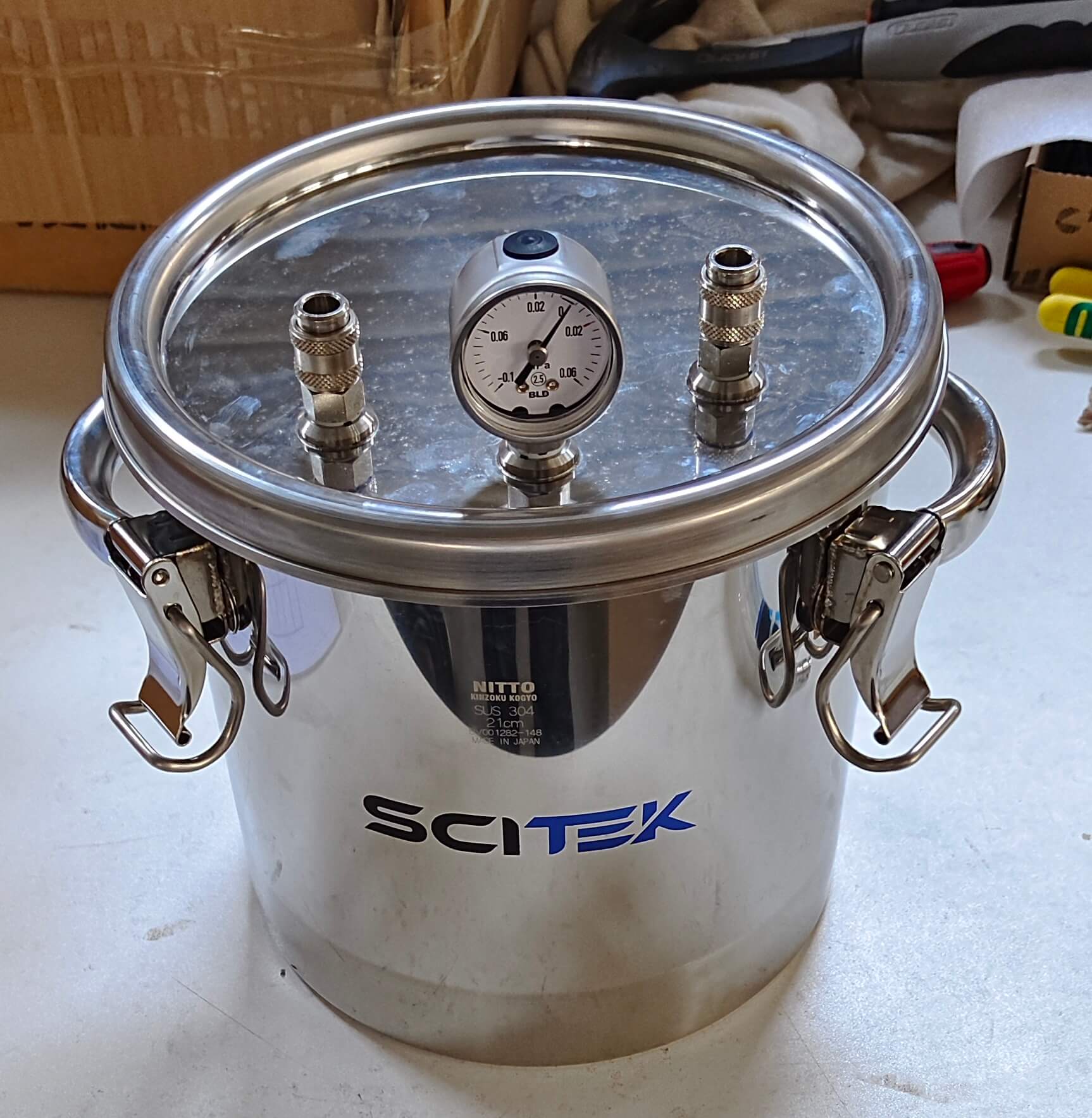 Stainless Steel Anaerobic Jar