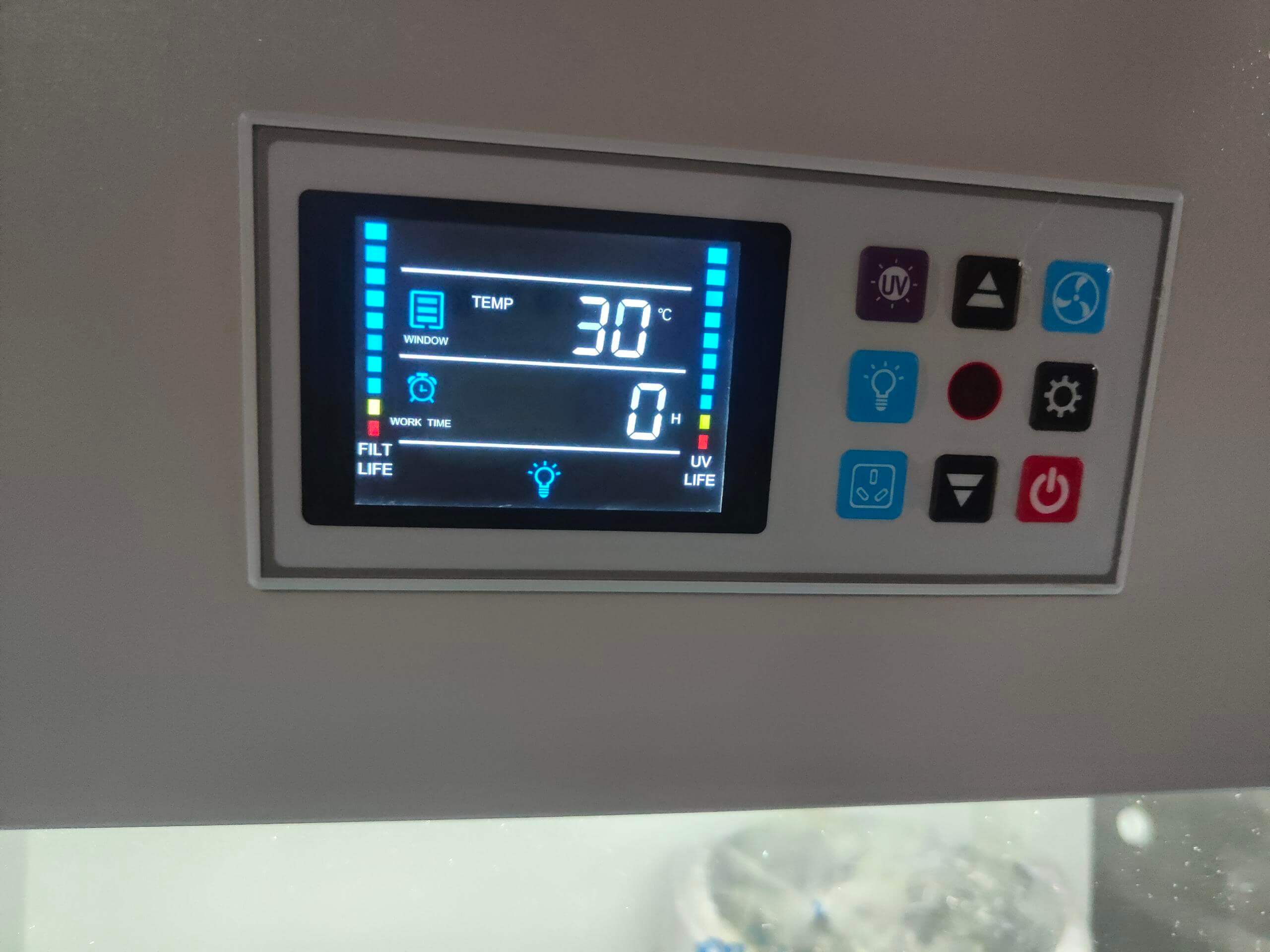 lab ventilation hood display