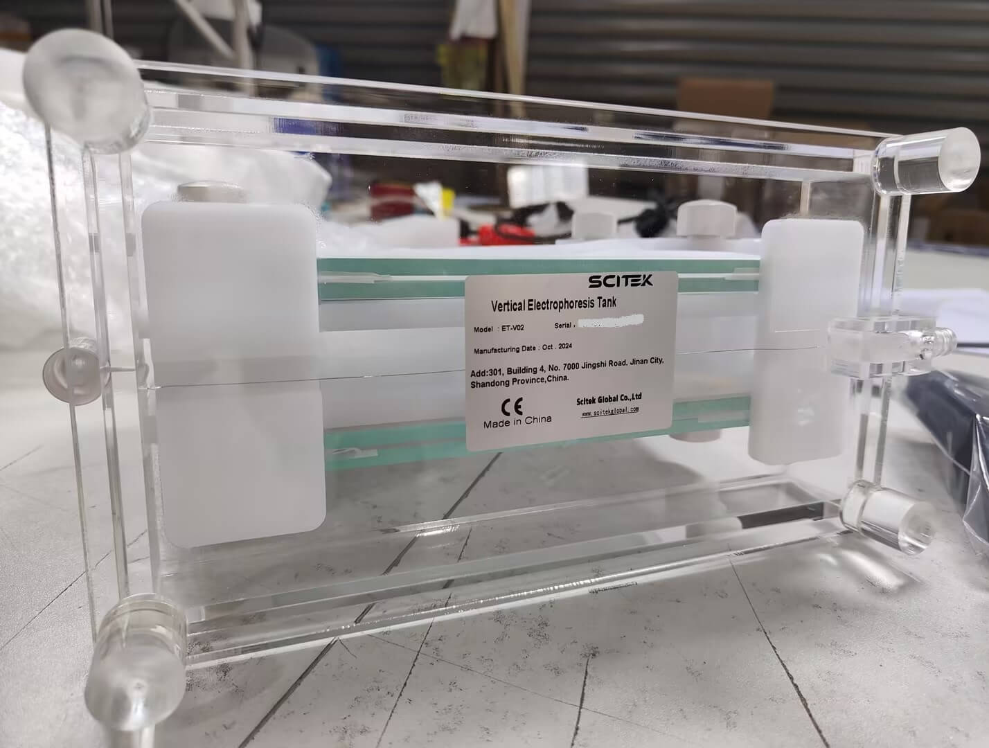 Vertical Electrophoresis Tank
