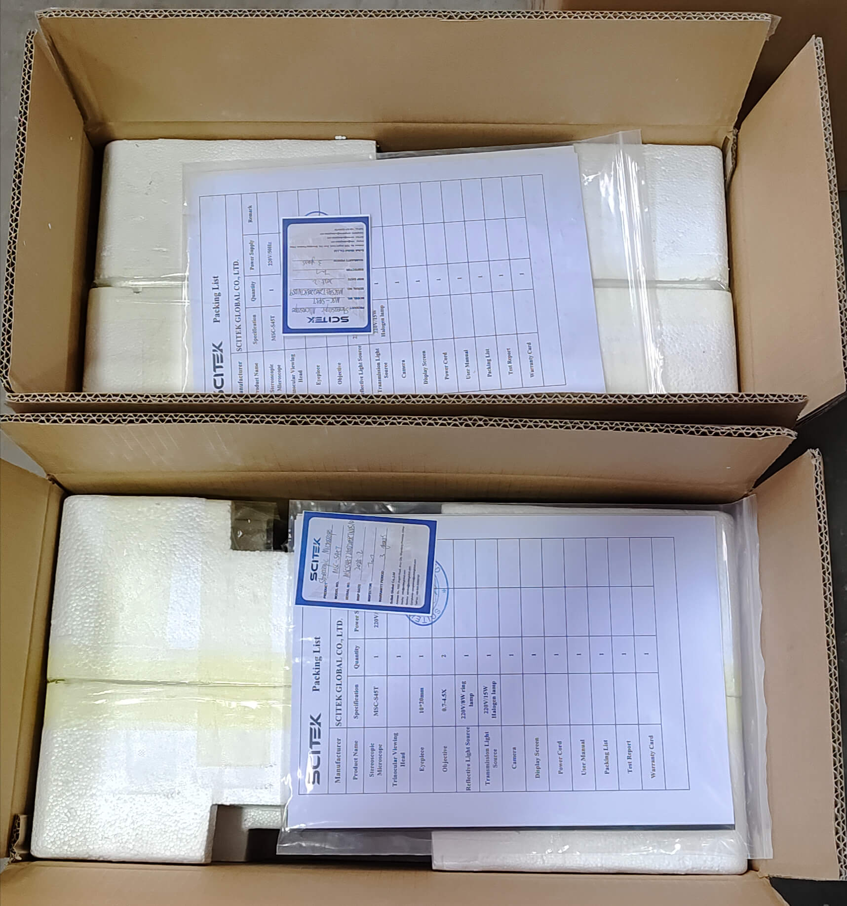 Stereoscopic Microscope package