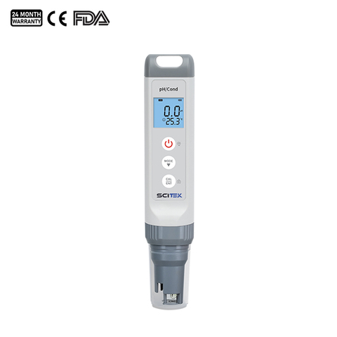 Pocket pH/Conductivity Meter, 3 Calibration Points