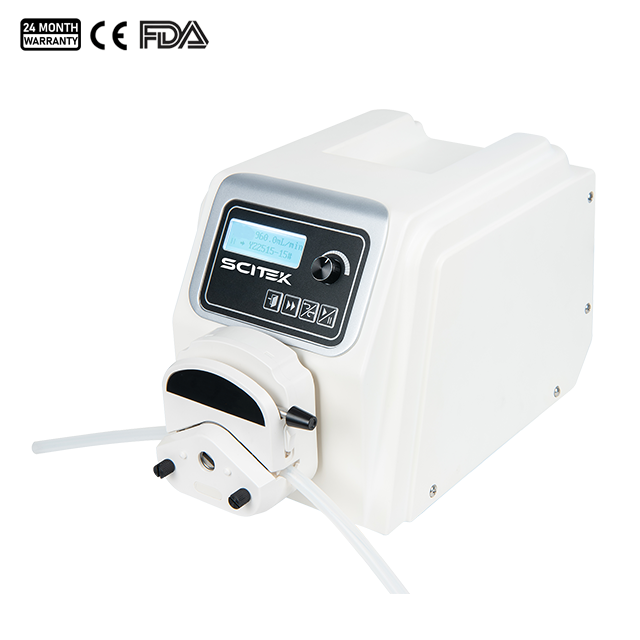 Flow Rate Peristaltic Pump, LCD Display