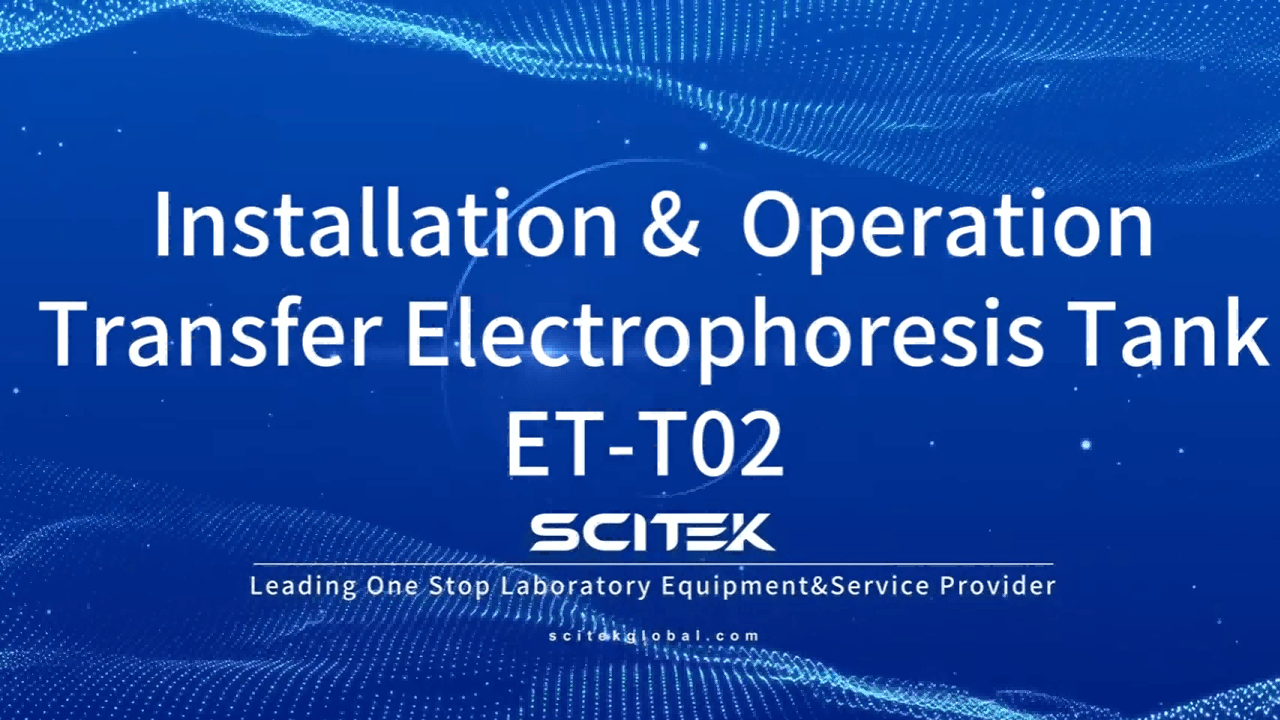 Transfer Electrophoresis Tank ET-T02 Installation & Operation