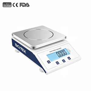 0.01g Electronic Analytical Balance, External Calibration