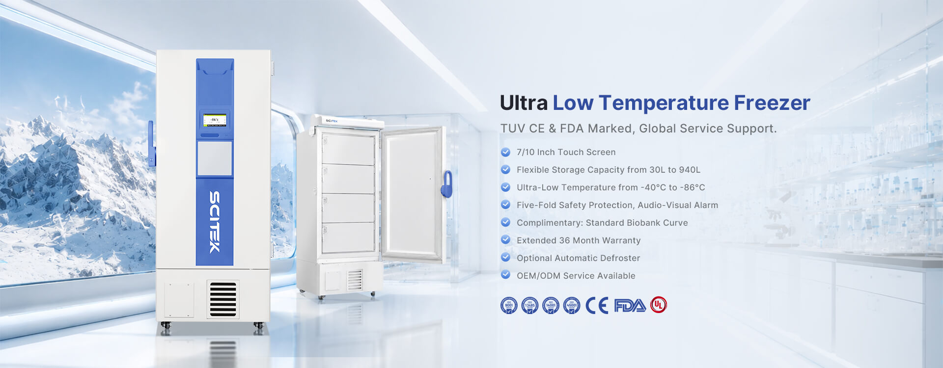 SCITEK Cold Storage Products