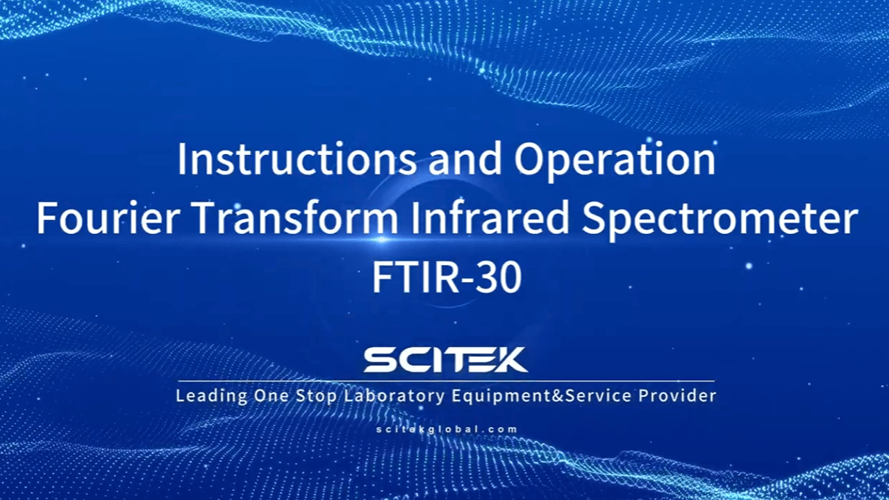  Instructions and Operation Fourier Transform Infrared Spectrometer