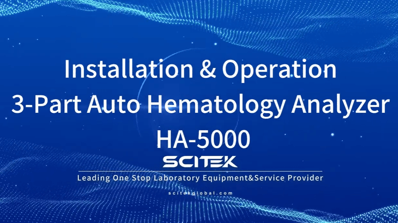 3-Part Auto Hematology Analyzer HA-5000 Installation & Operation