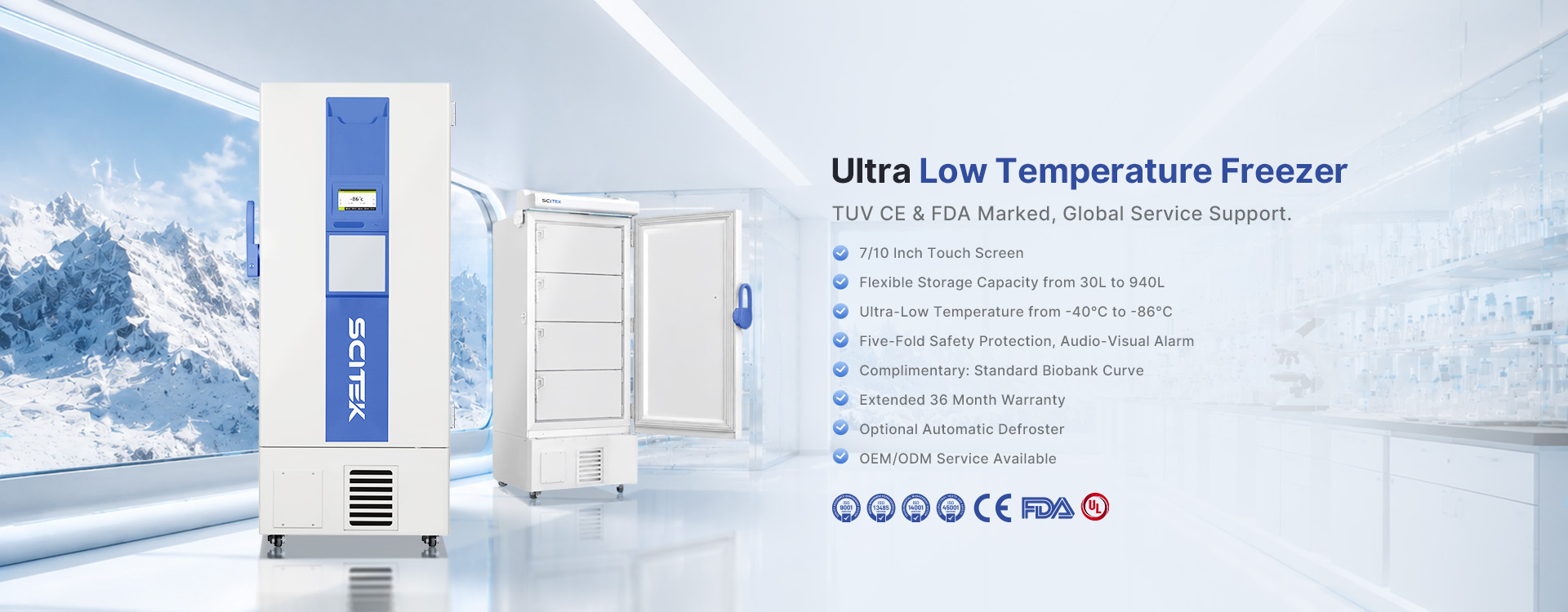 SCITEK Cold Storage Products