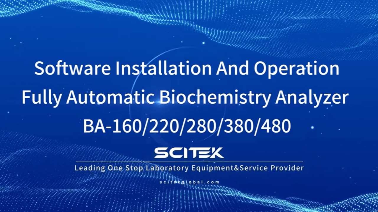  Software Installation and Operation of Biochemistry Analyzer