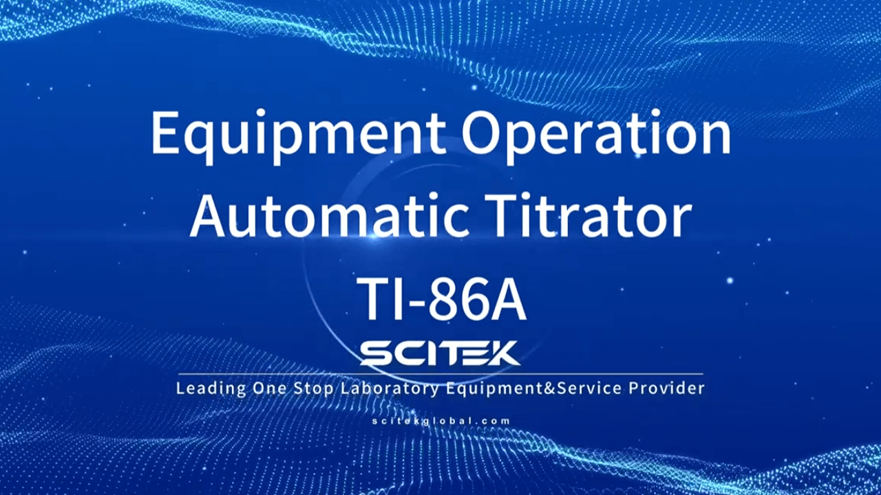 AutomaticTitrator TI-86A Equipment Operation