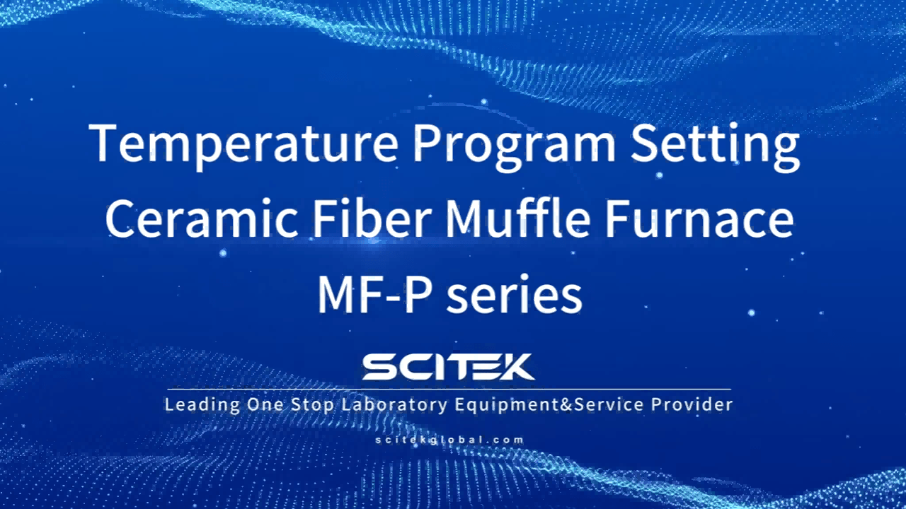  Ceramic Fiber Muffle Furnace MF-P series Temperature Program Setting