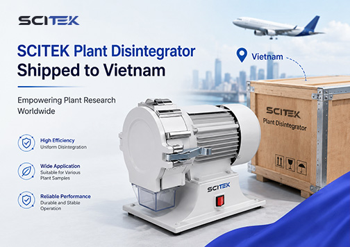 SCITEK Ships DP-100 Plant Disintegrator to Vietnam
