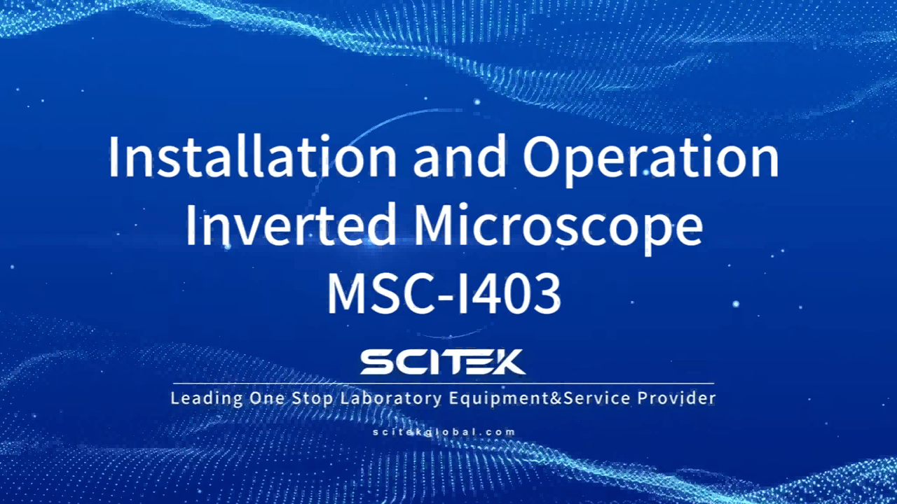  Inverted Microscope MSC-I 403 Installation and Operation