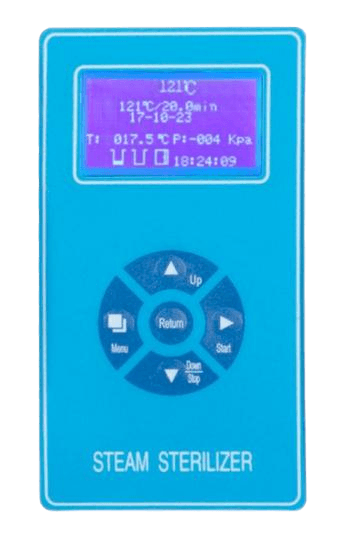 LCD display and touch buttons
