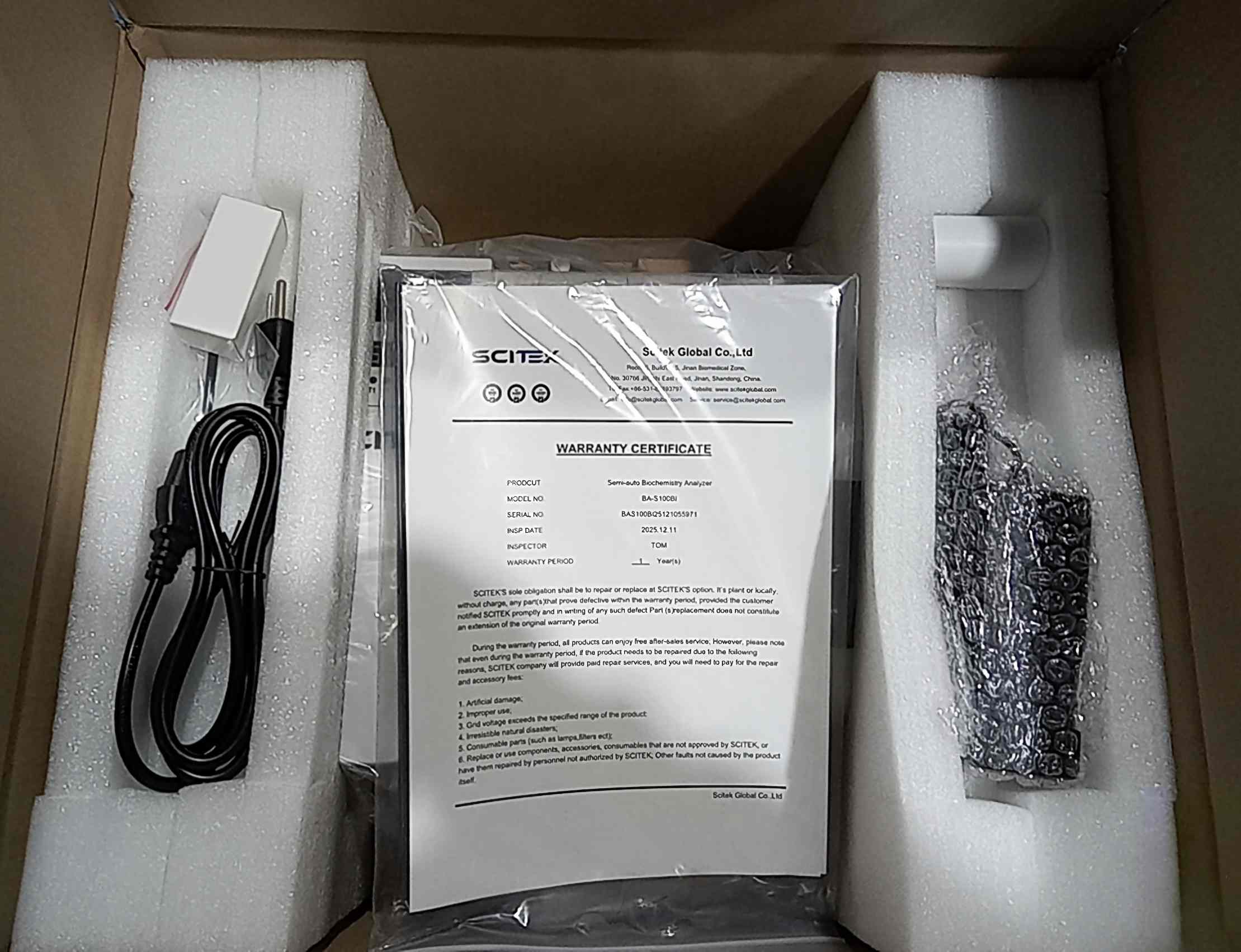 BA-S100BI (5) Semi-auto Biochemistry Analyzer Packing