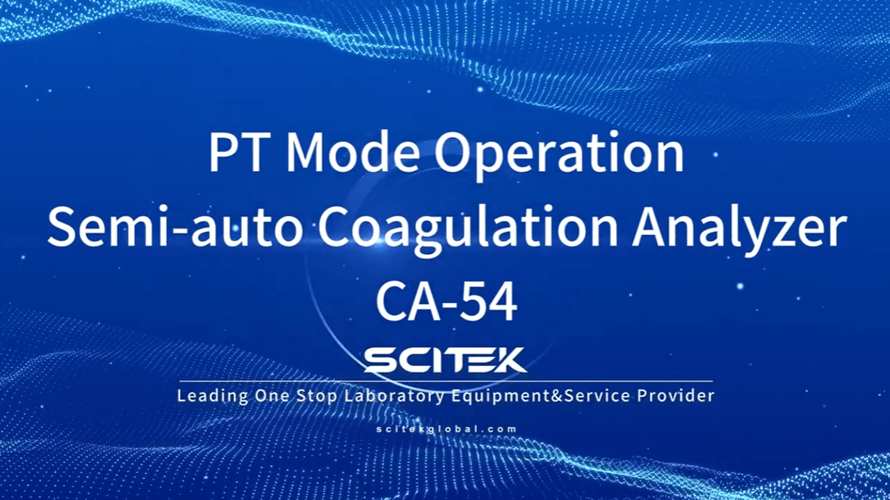  Semi-auto Coagulation Analyzer CA-54 PT Mode Operation