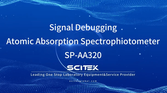 Atomic Absorption Spectrophiotometer SP-AA320 Signal Debugging