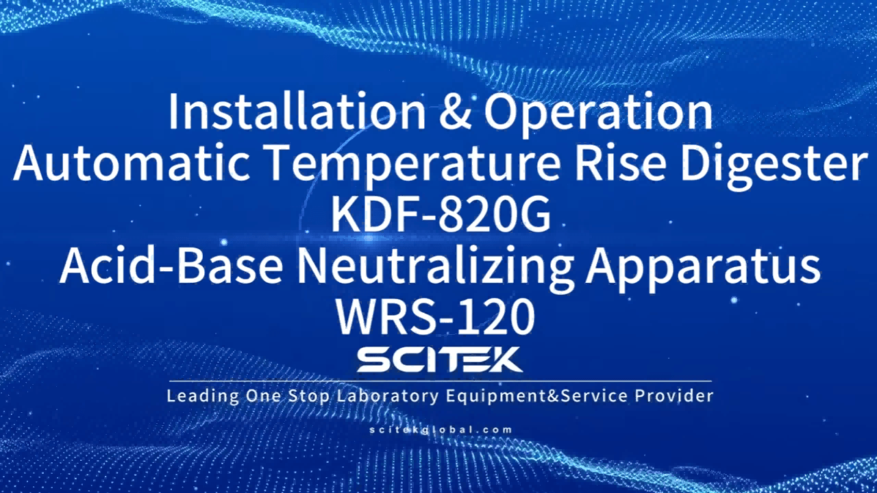 Temperature Rise Digester KDF-820G Exhaust System Scrubber WRS-120 Installation&Operation
