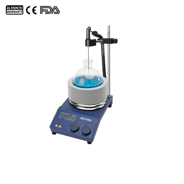 Digital LCD Magnetic Stirrer with Heating Mantle
