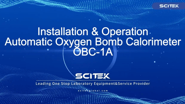 Automatic Oxygen Bomb Calorimeter OBC-1A Installation & Operation